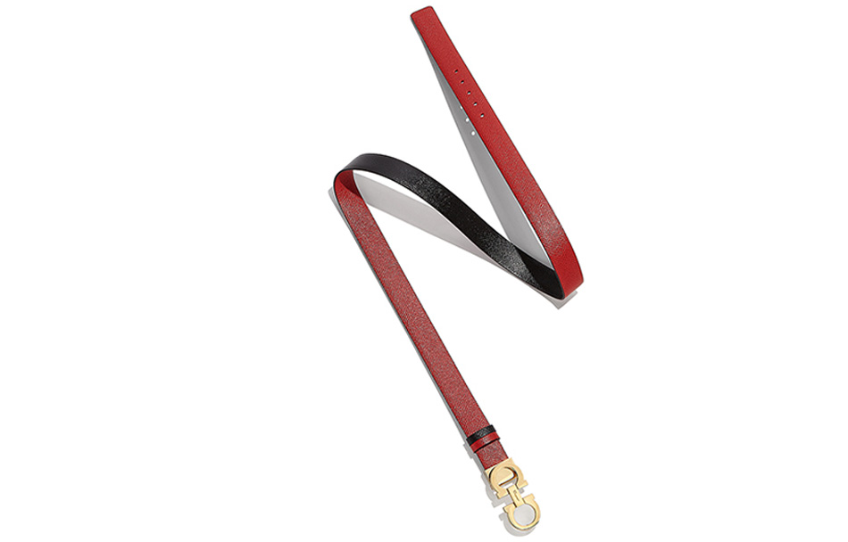 (Women) Ferragamo Smooth Buckle Leather Belt 2.5cm Wide 23A565-0674556 圖 3