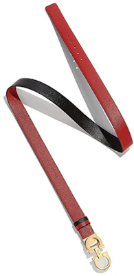 (Women) Ferragamo Smooth Buckle Leather Belt 2.5cm Wide 23A565-0674556 Lookbook (Women) Ferragamo Smooth Buckle Leather Belt 2.5cm Wide 23A565-0674556