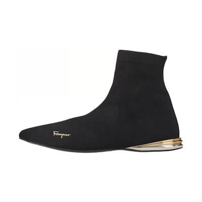 (W) FERRAGAMO Sock-Style Sneaker 'Black'