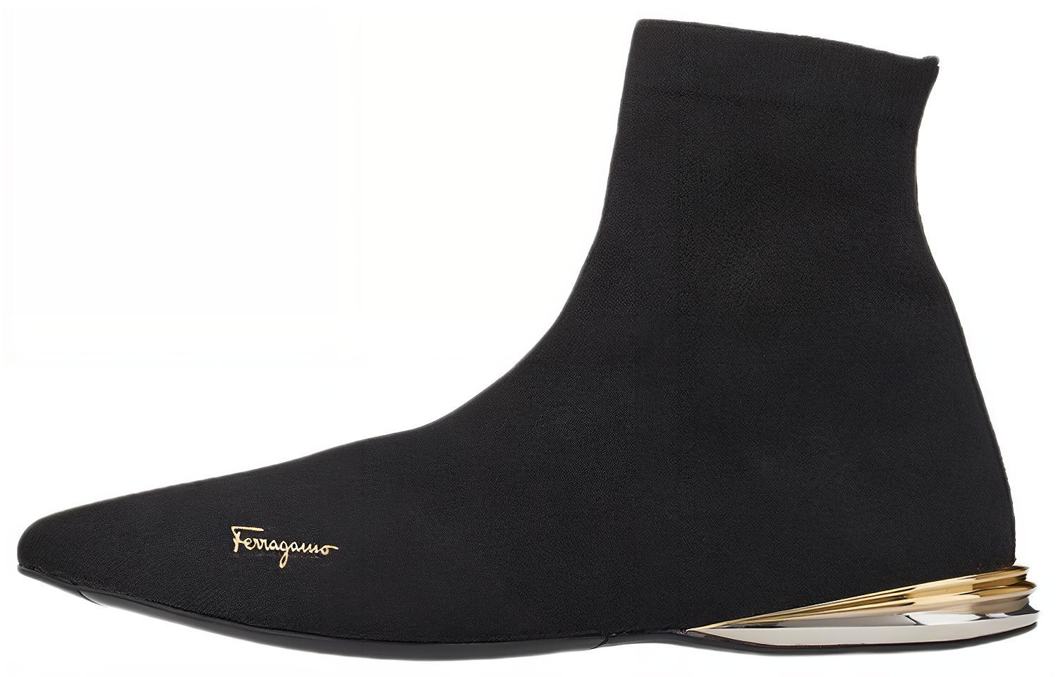 (Women) FERRAGAMO Sock-Style Sneaker 'Black' 030149-750089