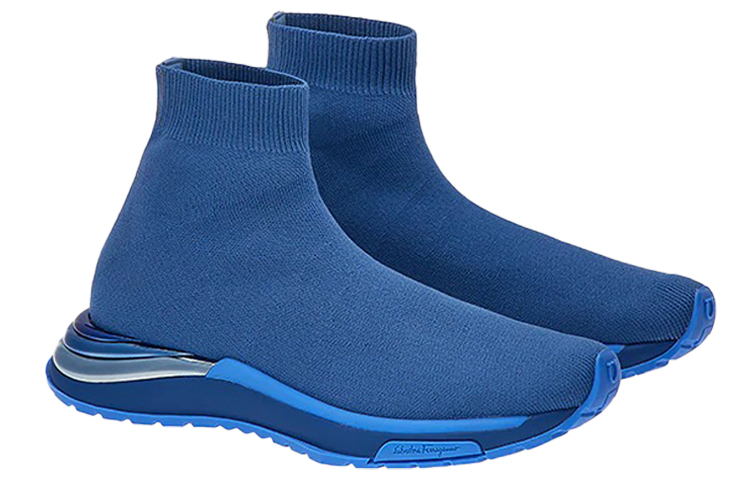 (W) FERRAGAMO Sock Sneaker 'Blue' 圖 2