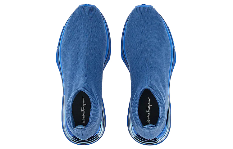 (W) FERRAGAMO Sock Sneaker 'Blue' 圖 3