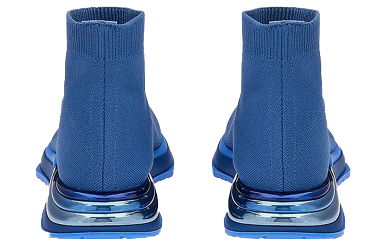 (W) FERRAGAMO Sock Sneaker 'Blue' 圖 4