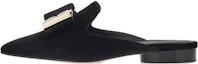Buy (W) FERRAGAMO Selipar Mule Hujung Petak 'Hitam' 01G007-763892