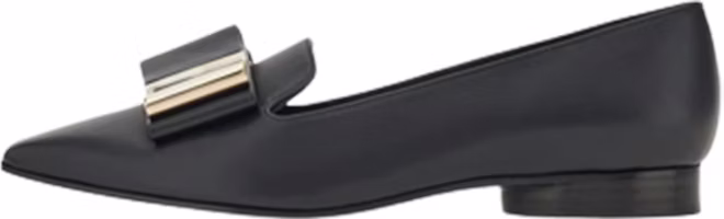 (Women) FERRAGAMO Square Toe Loafer 'Black' 01G155-763178 (Women) FERRAGAMO Square Toe Loafer 'Black' 01G155-763178