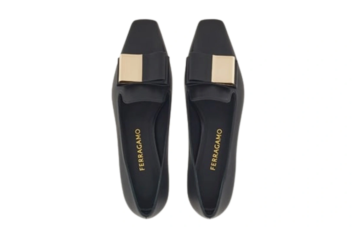 (Women) FERRAGAMO Square Toe Loafer 'Black'