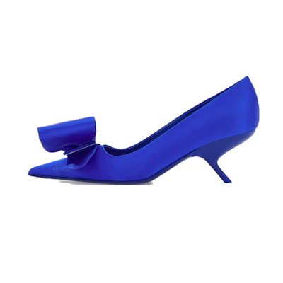 (W) FERRAGAMO Stiletto High Heel 'Blue Elegance'