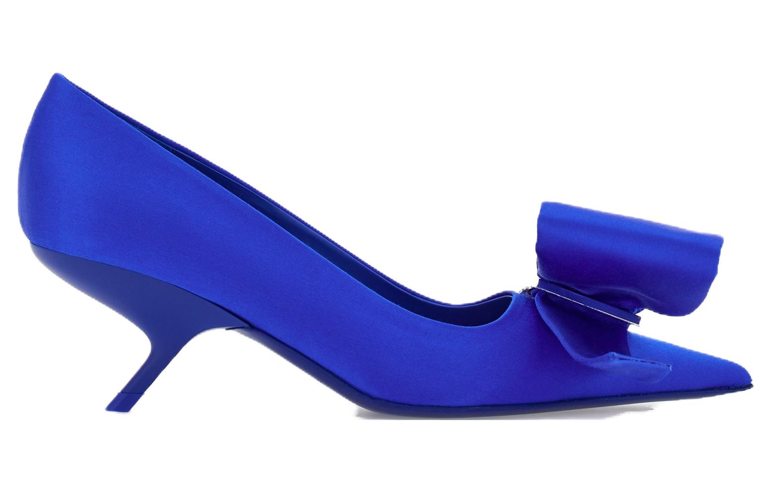 Order (W) FERRAGAMO Stiletto Tacco Alto ''Eleganza Blu'' 01F942-763000