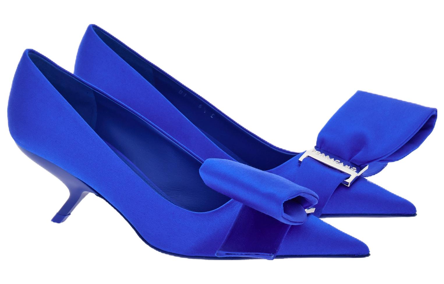 Lookbook (W) FERRAGAMO Stiletto Tacco Alto ''Eleganza Blu'' 01F942-763000