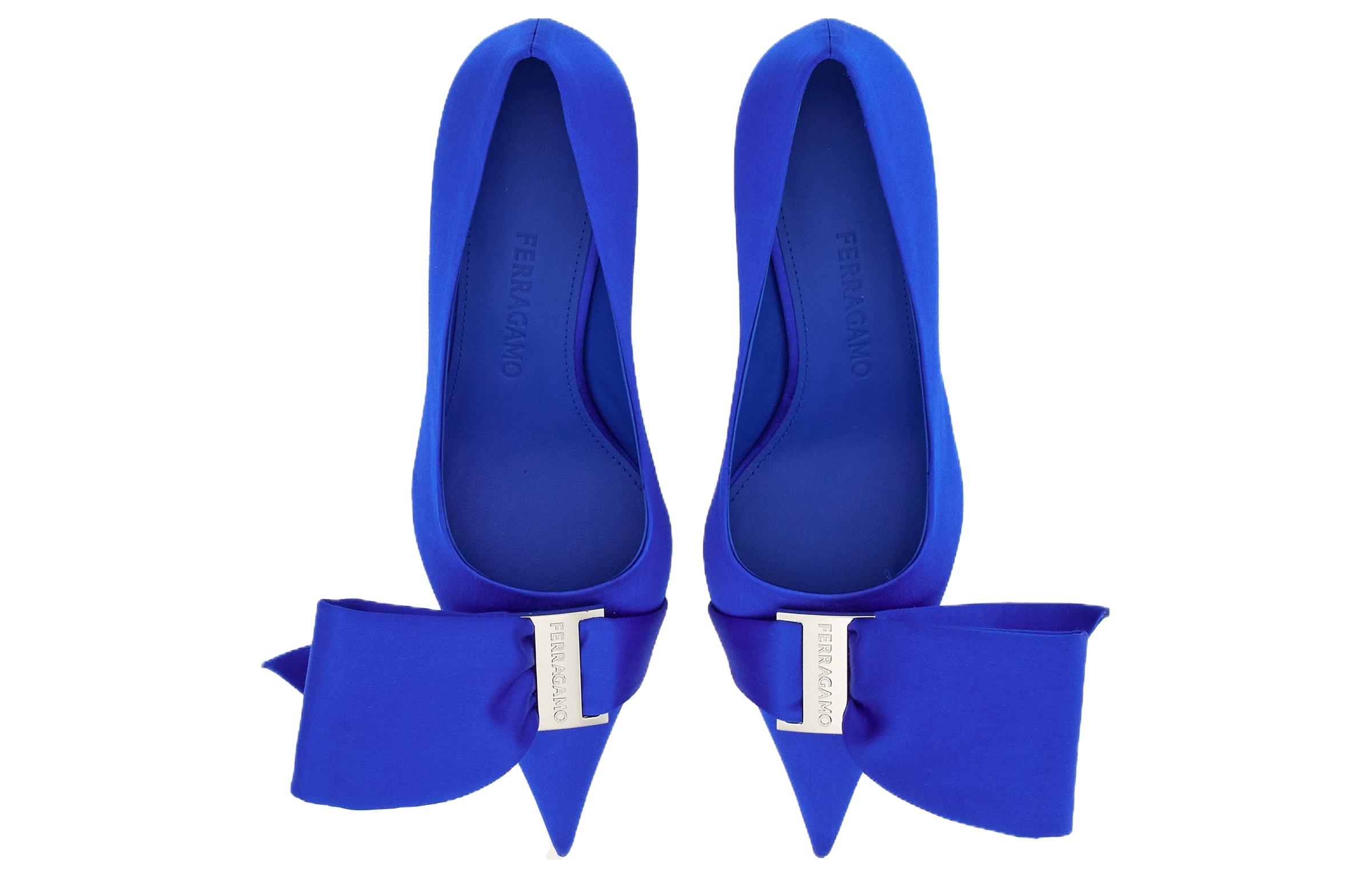 (W) FERRAGAMO Stiletto High Heel 'Blue Elegance' 圖 4