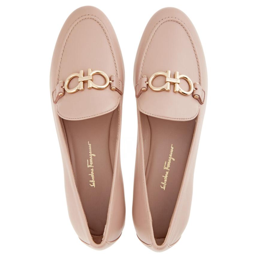 (W) FERRAGAMO Trifoglio 'Nude Pink' 圖 4