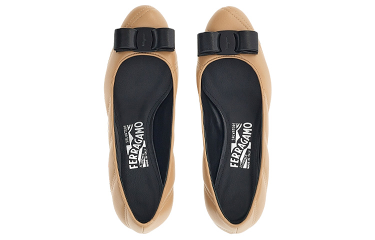 (W) FERRAGAMO Vara 'Beige Bow' 圖 4