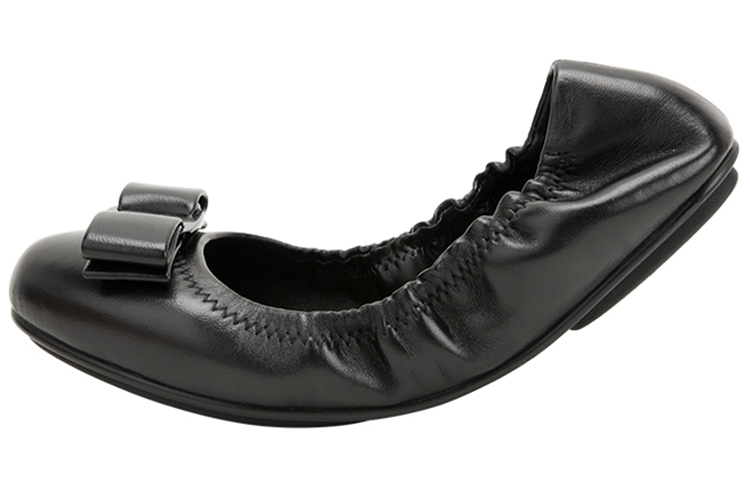 (Women) FERRAGAMO Vara 'Black Bow Ballet Flats' 01Q540-725903