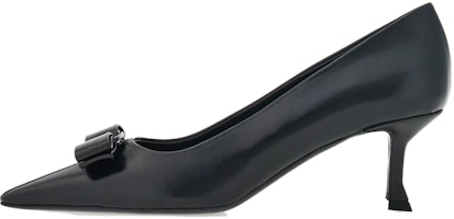 (Women) FERRAGAMO Vara 'Black Bow Kitten Heels' 01G509-766401 (Women) FERRAGAMO Vara 'Black Bow Kitten Heels' 01G509-766401