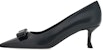 (W) FERRAGAMO Vara 'Tumit Kucing Hitam Bergaya' 01G509-766401