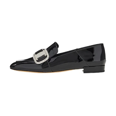 (W) FERRAGAMO Vara Chain Loafers 'Black'