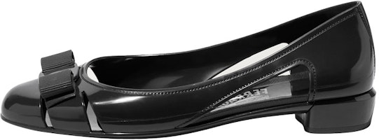 (Women) FERRAGAMO Vara 'Black Jelly' 035656-726363 (Women) FERRAGAMO Vara 'Black Jelly' 035656-726363