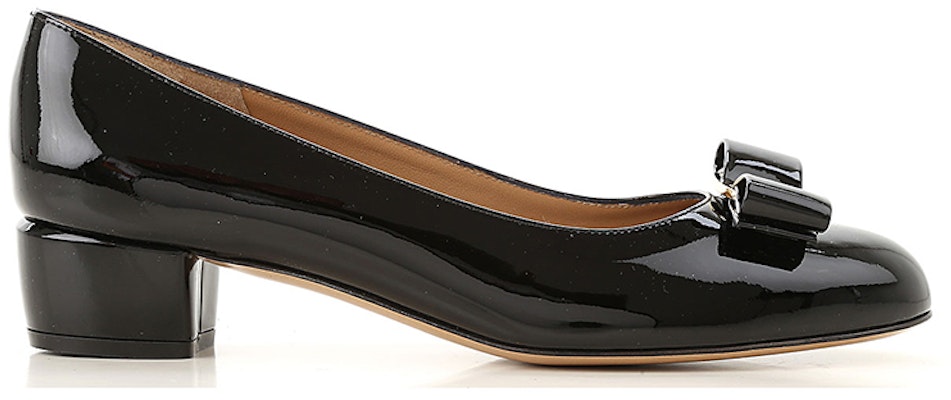 (W) フェラガモ Vara ブラックパテントボウ VARA1-0591963 Order (W) フェラガモ Vara ブラックパテントボウ VARA1-0591963