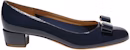 (W) FERRAGAMO Vara 'Tumit Tinggi Biru' 01B221539449