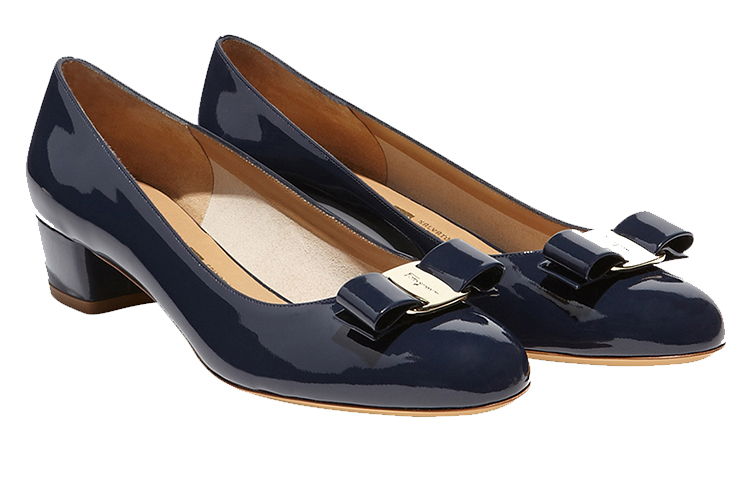 Lookbook Ferragamo 菲拉格謨 Vara 高跟鞋 女式 藍色