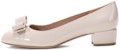 (W) FERRAGAMO Vara 'Kasut Tumit Renda Beig' 01B221-723350
