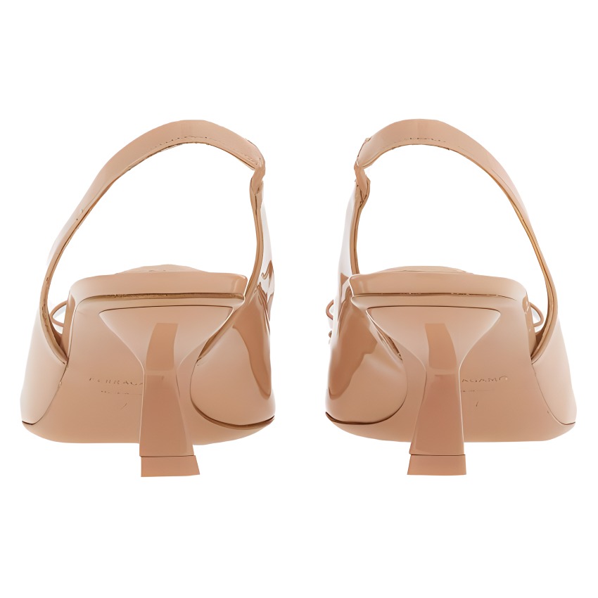 Lookbook (W) 菲拉格慕瓦拉款棕色蝴蝶结高跟鞋 01E984-763747