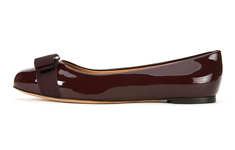 Buy (W) フェラガモ Vara バーガンディボウ 01A181-698406