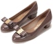 Lookbook (W) FERRAGAMO Vara 'Camel Bowknot' - Tali Ikat Bowknot Coklat Muda 01B221-740693