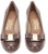(W) FERRAGAMO Vara 'Camel Bowknot' - Tali Ikat Bowknot Coklat Muda 01B221-740693