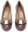 Shop (W) FERRAGAMO Vara 'Camel Bowknot' - Tali Ikat Bowknot Coklat Muda 01B221-740693