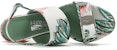 (Women) FERRAGAMO Vara 'Floral Pattern Bow Sandal - White Green' 01B166-741728