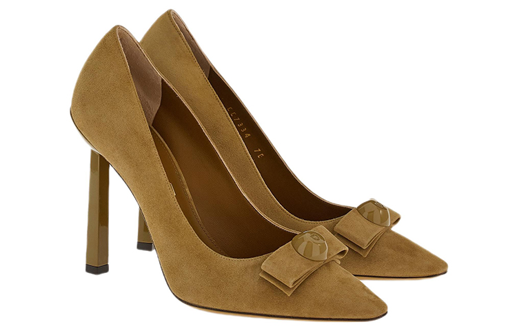 (W) FERRAGAMO Vara 'Green Leather' 圖 2