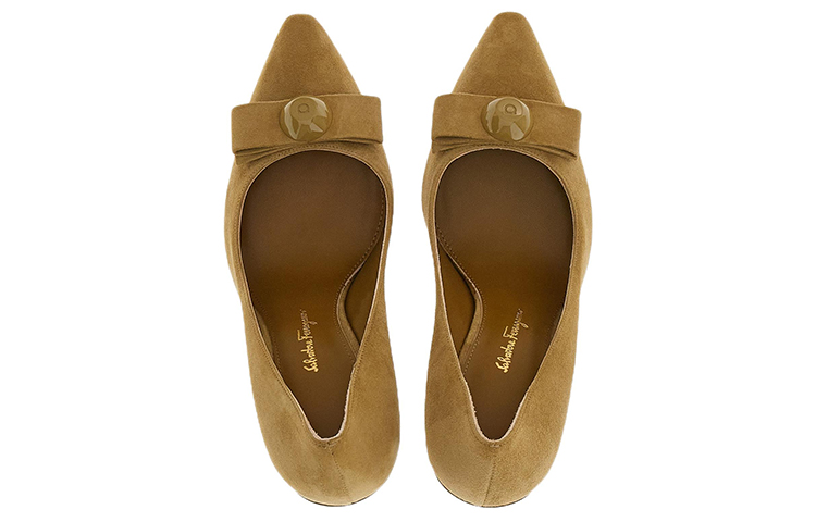 (W) FERRAGAMO Vara 'Green Leather' 圖 3