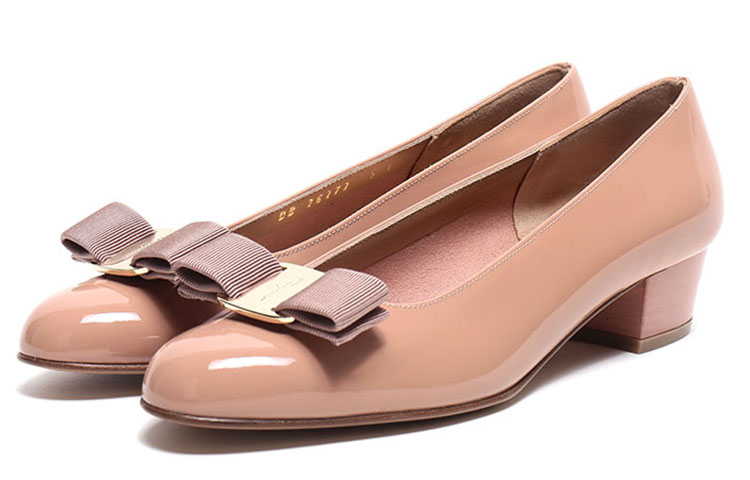 (W) FERRAGAMO Vara 'Nude Bow' 圖 3
