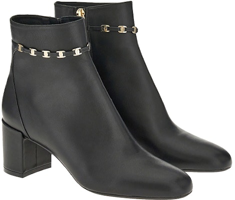 (Women) FERRAGAMO Vara Ankle Boot 'Chain Black' 01B954-744742 Lookbook (Women) FERRAGAMO Vara Ankle Boot 'Chain Black' 01B954-744742