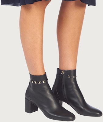 (Women) FERRAGAMO Vara Ankle Boot 'Chain Black' 01B954-744742 Purchase (Women) FERRAGAMO Vara Ankle Boot 'Chain Black' 01B954-744742