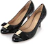 Lookbook (W) FERRAGAMO Vara Strik Hoge Hakken ''Zwart'' 01N674-692392