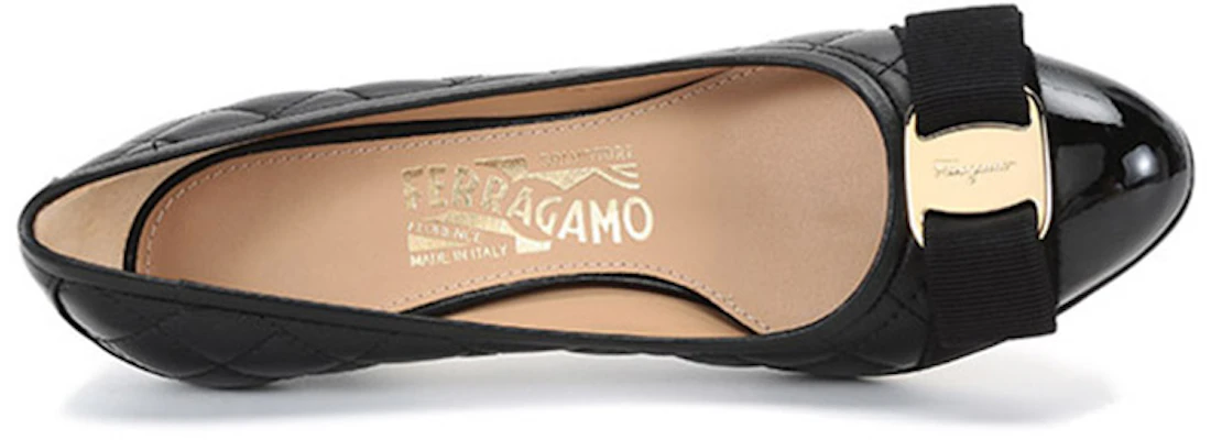 (W) FERRAGAMO Vara Strik Hoge Hakken ''Zwart'' 01N674-692392 Purchase (W) FERRAGAMO Vara Strik Hoge Hakken ''Zwart'' 01N674-692392