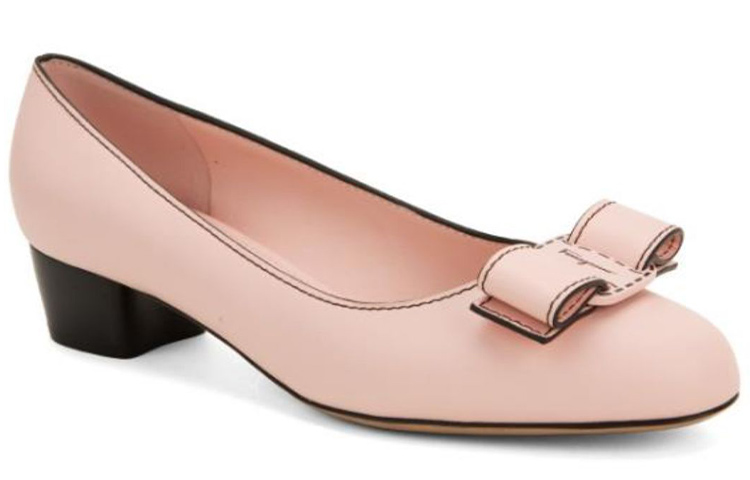 Shop (W) FERRAGAMO Vara Strik Mid-Hak ''Roze'' 01A838-740841