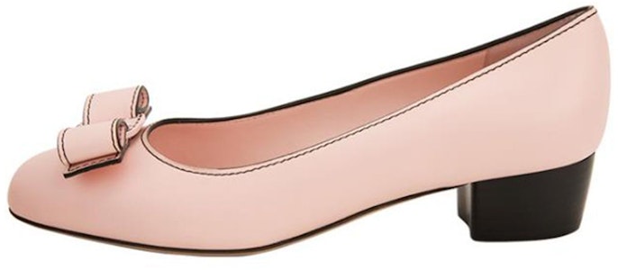 (W) 菲拉格慕 Vara 蝴蝶结粉色中跟鞋 01A838-740841 Buy (W) 菲拉格慕 Vara 蝴蝶结粉色中跟鞋 01A838-740841