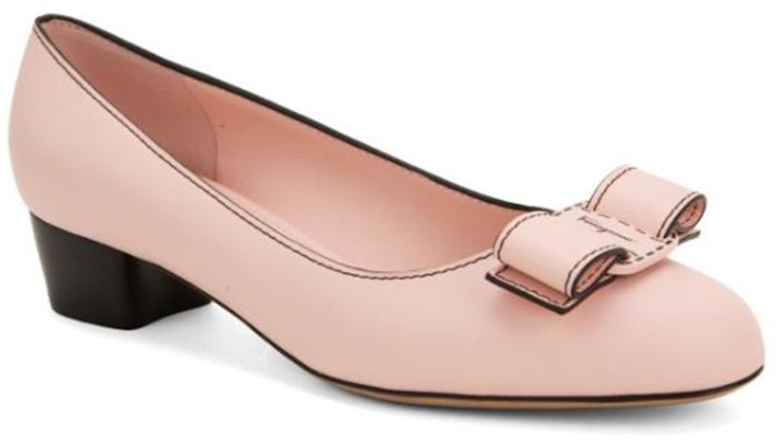 (W) FERRAGAMO Vara Bow Tacón Medio 'Rosa' 01A838-740841 Shop (W) FERRAGAMO Vara Bow Tacón Medio 'Rosa' 01A838-740841
