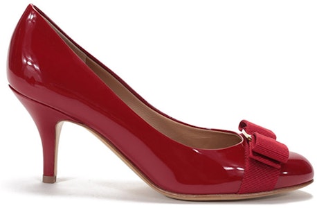 Ferragamo 菲拉格姆 牛漆皮VARA 蝴蝶結圓頭高筒鞋 女款 紅色 Order Ferragamo 菲拉格姆 牛漆皮VARA 蝴蝶結圓頭高筒鞋 女款 紅色