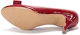 (W) FERRAGAMO Vara Bow Kasut Kulit Berkilat 'Merah' 01B788-584309