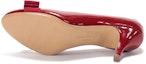Shop (W) FERRAGAMO Vara Bow Kasut Kulit Berkilat 'Merah' 01B788-584309
