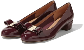 (W) 페라가모 바라 보우 펌프 '버건디' 01B221-695370 Order (W) 페라가모 바라 보우 펌프 '버건디' 01B221-695370