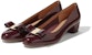 (W) FERRAGAMO Vara Bow Pump 'Burgundy' Merah Tua 01B221-695370