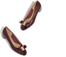(W) 페라가모 바라 보우 펌프 '버건디' 01B221-695370 Shop (W) 페라가모 바라 보우 펌프 '버건디' 01B221-695370