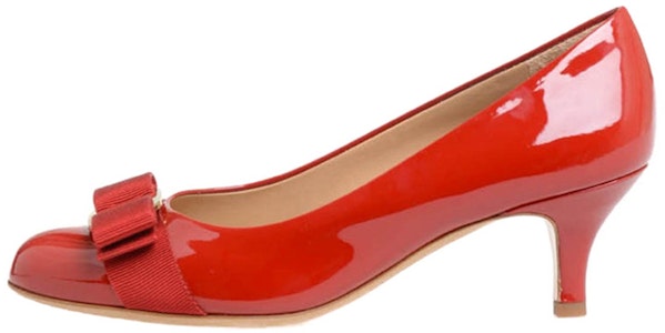 (W) フェラガモ Vara パテント Rosso パンプス 01B792-592182 Buy (W) フェラガモ Vara パテント Rosso パンプス 01B792-592182