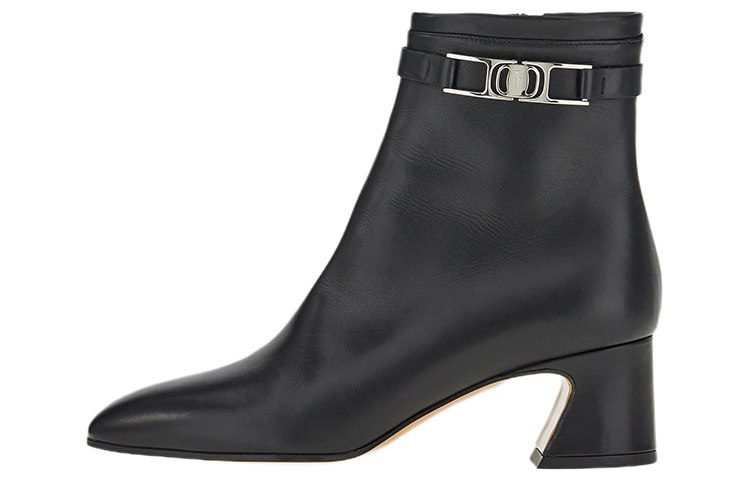 (Women) FERRAGAMO Vara Chain 'Black Fashion Bootie' 01D689-753957