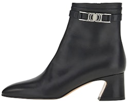 (Women) FERRAGAMO Vara Chain 'Black Fashion Bootie' 01D689-753957 (Women) FERRAGAMO Vara Chain 'Black Fashion Bootie' 01D689-753957